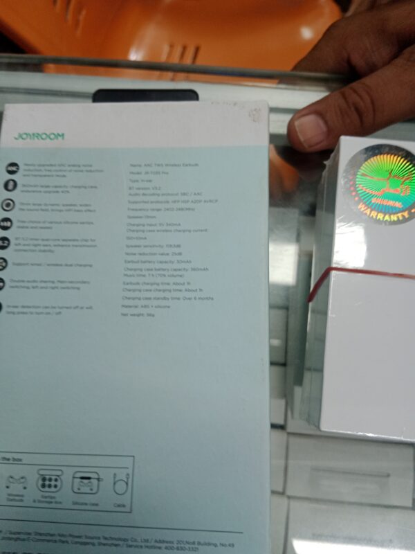 Joyroom ANC TWS Wireless Earbuds – Premium ANC TWS Wireless Earbuds Joyroom with Deep Bass, Noise Cancelling, Touch Control, Long Battery Life Bluetooth Earbuds – ANC TWS Wireless Earbuds for Clear Calls & Music