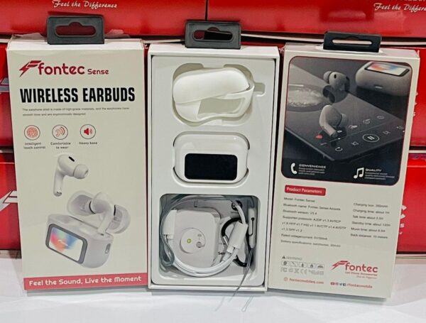 Premium Wireless Sound Experience – Fontec Sense Wireless Earbuds deliver crystal-clear audio and powerful bass, designed for music lovers, gamers, and professionals.