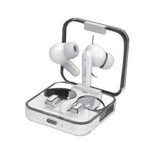 Fontec Glow True Wireless Earbuds | Bluetooth 5.3 Headphones with ENC Noise Cancellation, Gaming Mode 50ms Low Latency, Touch Control, IPX4 Waterproof | USB-C Fast Charging Case, 7H Playtime & LED Indicator