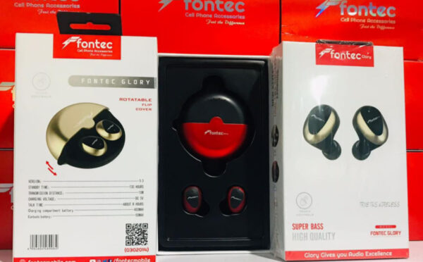 Fontec Glory Earbuds Wireless | Bluetooth Airbuds Pro with Smart Touch Control, HD Stereo Sound, Long Battery Life | Fontec Earbuds / Airbuds for Gaming, Music & Calls – Stylish & Comfortable Fit