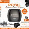 Powerlink Royal Wireless Earbuds | ENC Noise Cancelling Bluetooth 5.3 Headphones | 5D Stereo Bass, 40H Playtime, Touch Control, Sport Series Earbuds for Gym & Running