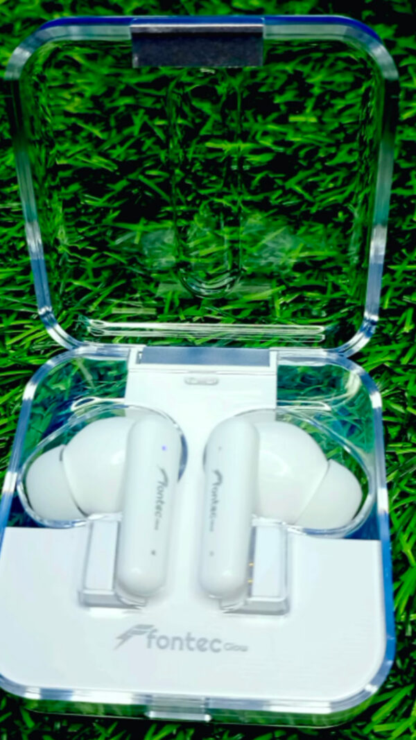 Fontec Glow True Wireless Earbuds | Bluetooth 5.3 Headphones with ENC Noise Cancellation, Gaming Mode 50ms Low Latency, Touch Control, IPX4 Waterproof | USB-C Fast Charging Case, 7H Playtime & LED Indicator