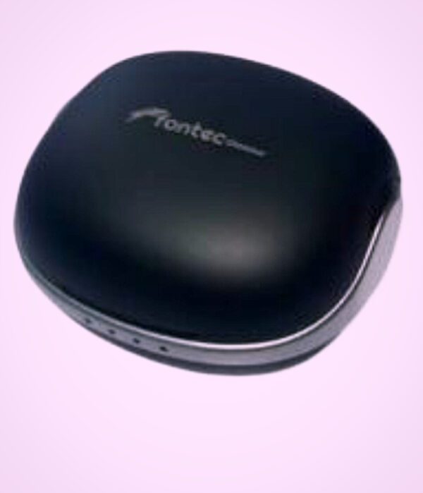 Fontec Glamour ANC+ENC Wireless Smart Earbuds | Bluetooth 5.3 | Noise Cancelling | 360mAh Battery | Deep Bass | 260H Standby | Black