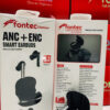 Fontec Glamour ANC+ENC Wireless Smart Earbuds | Bluetooth 5.3 | Noise Cancelling | 360mAh Battery | Deep Bass | 260H Standby | Black
