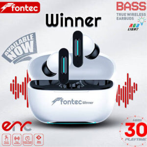 Fontec Winner Wireless Earbuds – Fontec Bass Airbuds Pro Bluetooth, 30H Playtime, High Quality Gaming Ear Buds, New Fontec Branded Wireless Earbuds