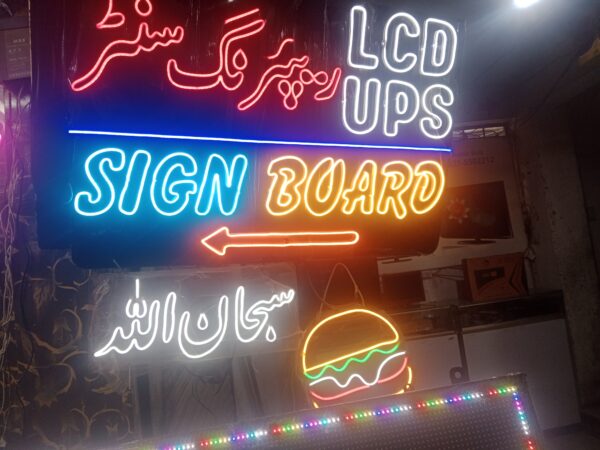 High-quality LED scrolling boards, neon signs & custom shop branding — made to stand out. 📍 Perfect for restaurants, shops, offices & businesses