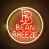 Functional signs for storefronts including "OPEN", "SALE", and branded logos for "Bean Breeze".
