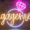 Engagement" LED Neon Light Sign Board
